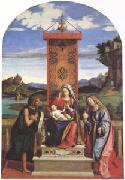CARACCIOLO, Giovanni Battista The Virgin and Child between John the Baptist and Mary Magdalen (mk05) oil painting picture wholesale